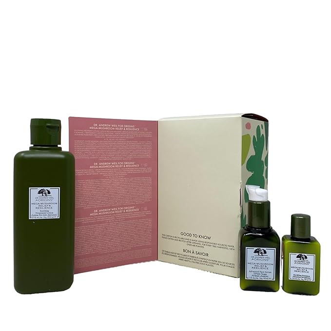 Origins Calm & Steady Mega-Mushroom Essentials To Soothe & Strengthen-GlimoraGlow