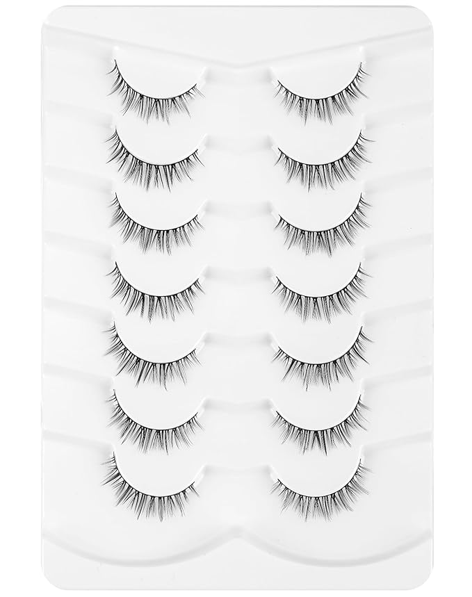 Natural Lashes Natural Eyelashes Short Eyelashes Natural Look False Eyelashes Wispy Eye Lashes Small Lashes Fake Lashes K17-GlimoraGlow