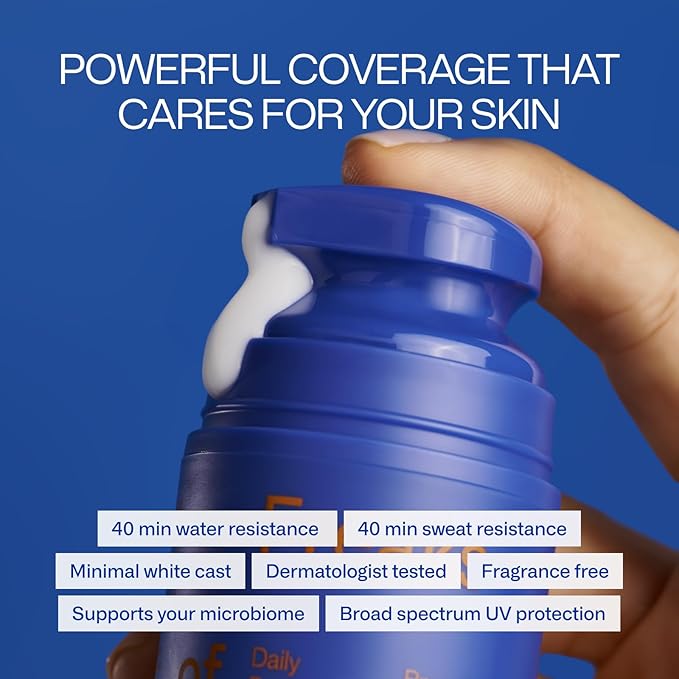 Daily Defender SPF 30 | 100% Mineral Sunscreen | Lightweight, Fast-Absorbing, 40-Min Water-Resistant | Plant-Based, Eco-Friendly, Reef-Safe, Cruelty-Free | All Skin Types | 1.7 oz I Pack of 2-GlimoraGlow