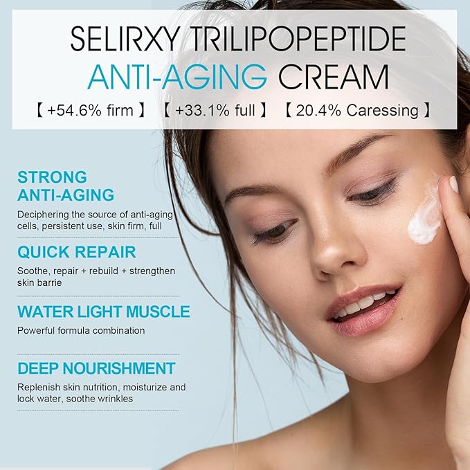 Nodfens Triple Lipid Peptide Cream for Anti-Aging, Restores & Repairs Mature Skin for Radiant, Smooth Complexion - Advanced Strength Recovery Face Moisturizer Cream-GlimoraGlow