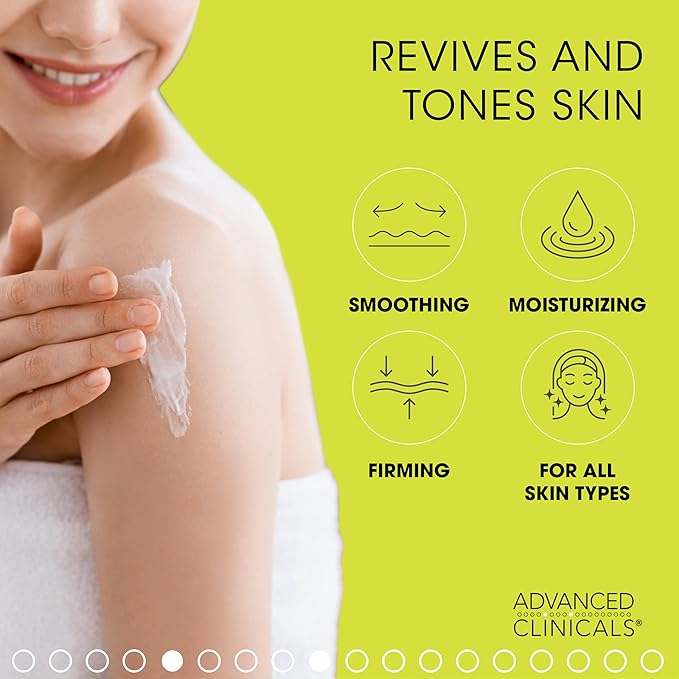 Advanced Clinicals Thermo Firming Green Coffee Bean Moisturizer Body Cream | Anti Cellulite Caffeine Firming Lotion For Legs, Arms, & Body | Skin Care Products | Aging Skin Tightening Cream, 2-Pack-GlimoraGlow