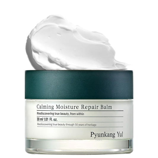 Pyunkang Yul PKY Calming Moisture Repair Balm Instantly Calms Sensitive Skin, Face Moisturizer with Deep and Rich Nourishment, Vegan, Korean Skincare (1.01 Fl.Oz, 30ml)-GlimoraGlow