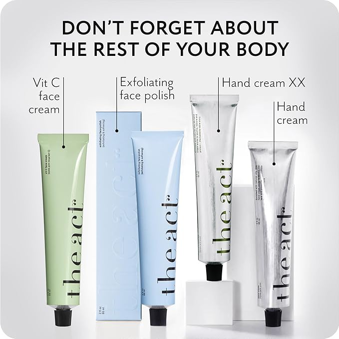 THE ACT Solid Coconut Body Butter – Organic Vegan Moisturizer with Shea & Almond Oils – Melts in Hands – Massage Balm for Dry Skin – Natural Skincare for Women & Men – 6 oz with Spatula-GlimoraGlow