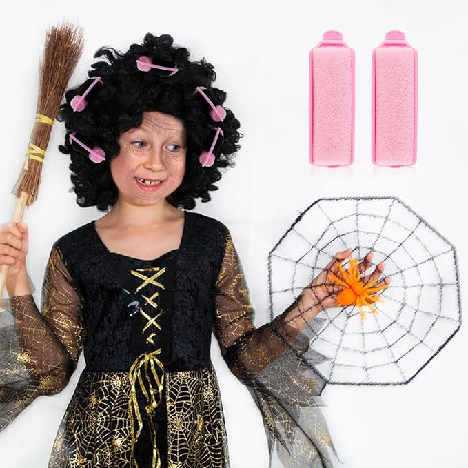 12 Pcs Foam Sponge Hair Rollers 2.4 Inch Hair Curlers to Sleep In Soft Sleep Rollers for Curls Style Heatless Curler Hair Christmas Party Hairstyles-GlimoraGlow