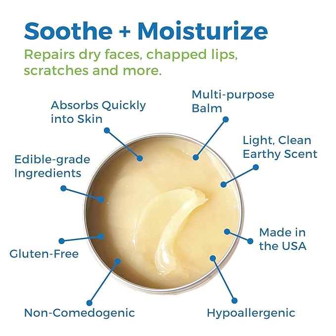 Waxhead Aftersun Body Butter for Sunburn Relief - Also great Tattoo Balm, Eczema Cream for Kids Adults, After Sun Lotion, Sunburn Treatment, Healing Salve-GlimoraGlow