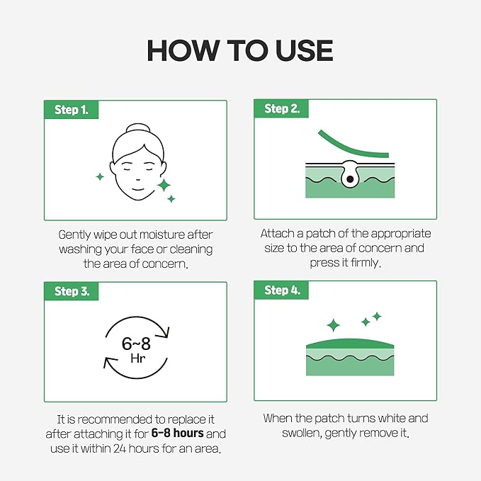 Cica Bio Spot Control Patch (1 Box, 62pcs) | Soothing Acne Patch for Redness & Blemishes | With Cica, Niacinamide & Tea Tree | Gentle for Sensitive Skin | Korean Skincare-GlimoraGlow