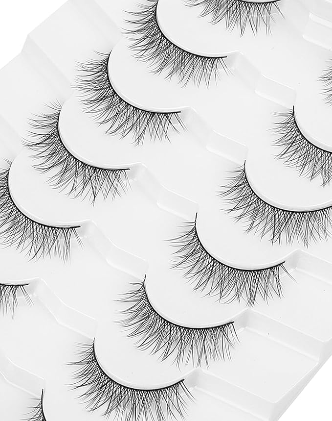 Natural Lashes Natural Eyelashes Short Eyelashes Natural Look False Eyelashes Wispy Eye Lashes Small Lashes Fake Lashes K33-GlimoraGlow