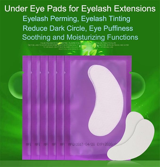 150 Pairs Set, Under Eye Pads, Comfy and Cool Under Eye Patches Gel Pad for Eyelash Extensions Eye Mask Beauty Tool (Purple)-GlimoraGlow