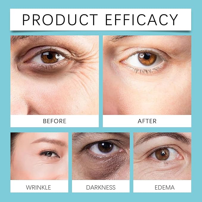 Instant Firm Eye Tightening Cream with Caffeine & Collagen & Vitamin E, Instant Firming Eye Cream, Eye Tightener Cream Travel Size 1 Fl Oz-GlimoraGlow