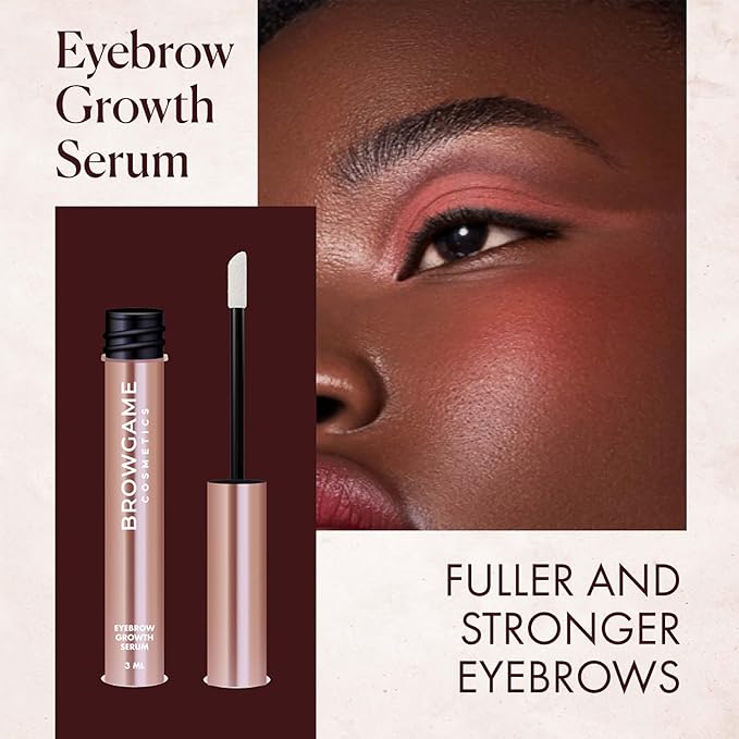 Eyebrow Growth Serum - Provides Full, Healthy And Well Defined Eyebrows - High Technology Formula - Vegan And Cruelty Free - Flexible Applicator Developed Specifically For Brows - 0.1 Oz-GlimoraGlow