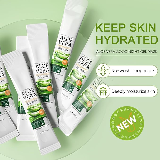 13Pcs Skin Care Products Set, Aloe Vera Skin Care Sets, Skin Care Gift Set for Women Girls, Skincare Routine Set, Face Care Kit for Dry Skin, Hydrating Moisturizer, Cleanser, Face Massage Roller-GlimoraGlow