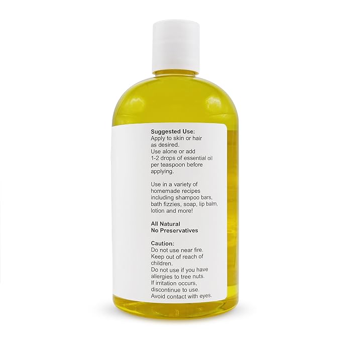Soapeauty Golden Jojoba Oil | 100% Pure & Natural | Unrefined, Cold Pressed, Hexane Free | Moisturizing Oil for Skin, Face, Hair & Nails | 16 fl oz-GlimoraGlow