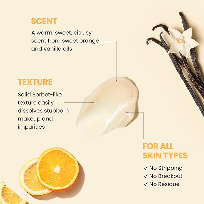 Honey Cleansing Balm Makeup Remover - Face and Eye Makeup Remover for Sensitive Skin Face Wash - Hydrating Facial Cleanser and Gentle to Face Makeup Melting Balm (4oz)-GlimoraGlow