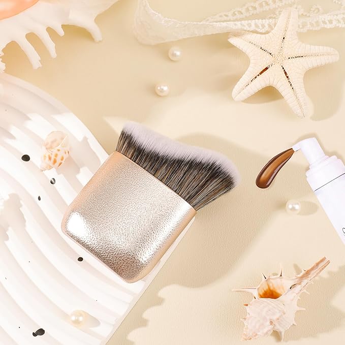 docolor Self Tanner Brush Body Makeup Brush for Flawless Face and Body Makeup, Sunless Tanner Blending Brush Body Brush for Self Tanner, Bronzer, Foundation, Vegan & Cruelty Free-GlimoraGlow