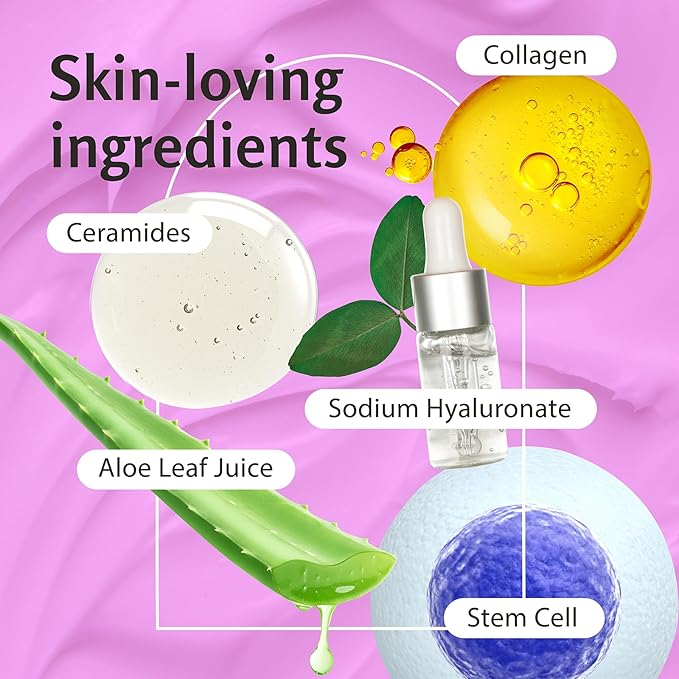 Moisturizing Breast Enhancement Cream for Women - Breast Firming and Lifting Cream with Collagen and Ceramides - Clarifying Neck and Breast Enhancer Cream for Wrinkles and Dry Skin-GlimoraGlow