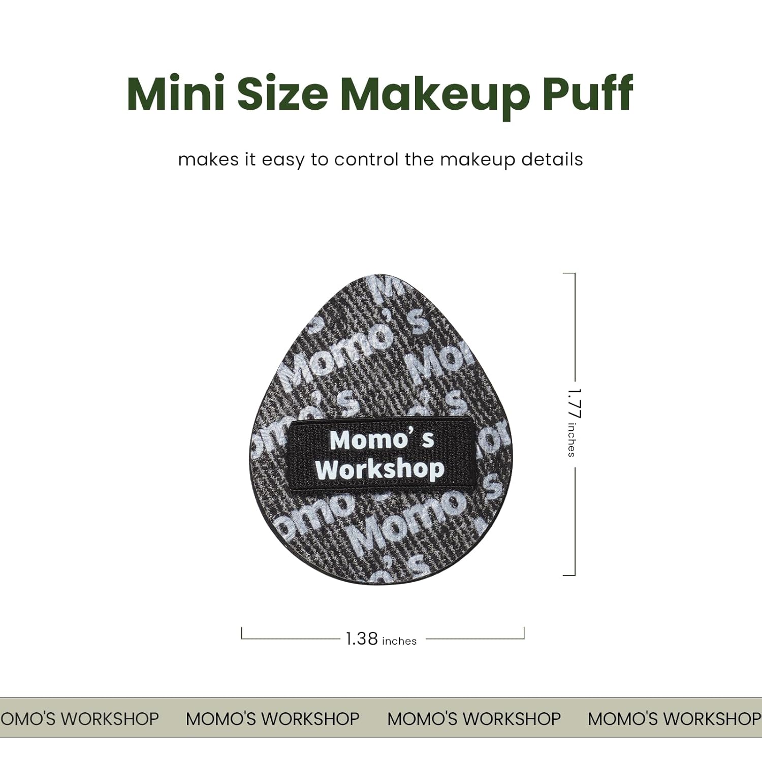 Mini Denim Makeup Sponge Set, Multi-Use Mini Makeup Blenders Sponge for Liquid/Cream/Concealer/Blush/Highlighter, Perfect for Detail Work & Travel,5PCS Mini Concealer Puffs with Storage Case-GlimoraGlow