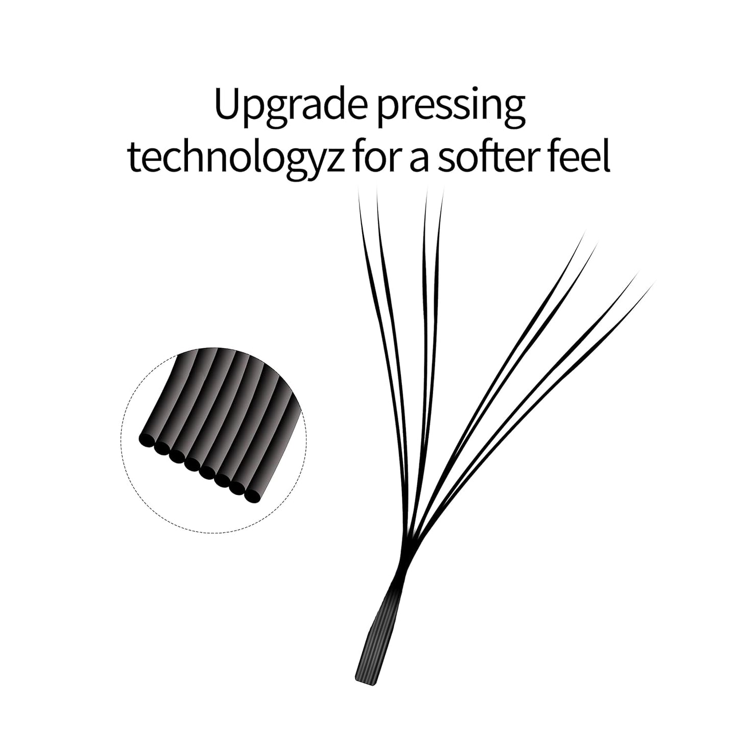 Double Tips 4D W Eyelash Extensions Supplies Thick w lash 0.07mm D curl Mix Tray 8-15mm Premade Fans Russian Volume Faux Mink Matte 12 rows Cluster pre Fanned Eye Lashes(4D-Double Tips-0.07D-11mm)-GlimoraGlow