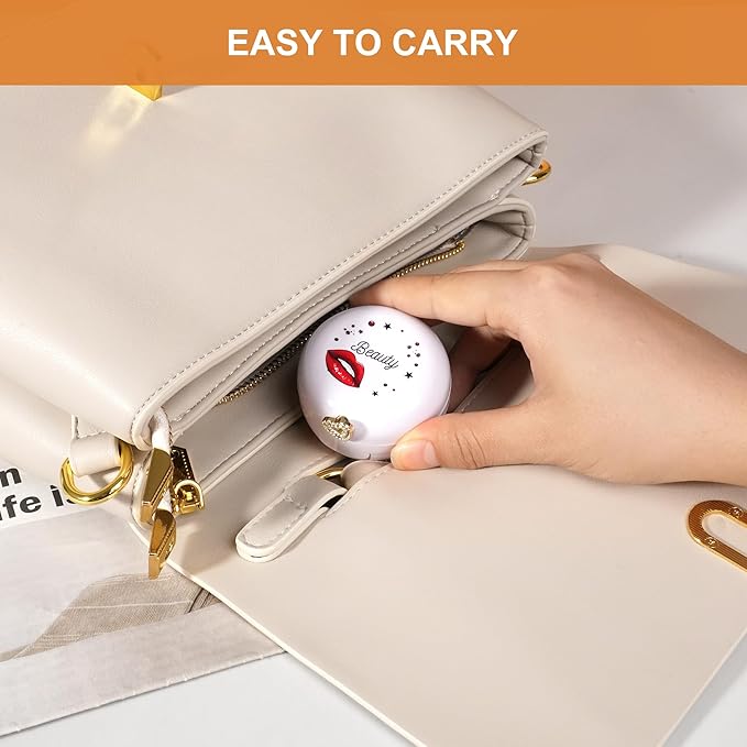 2 Pack Lip Balm Containers,Plastic Portable Empty Lip Balm Container with Mirror and Silicone Lip,Empty Lipstick Dispenser Box for Travel,Home-GlimoraGlow