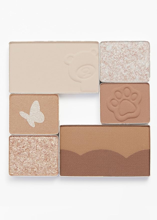 I'M MEME Wonder Soft Layer Palette - 7 Shades | Portable Size, Versatile, Blendable, Neutral Colors with Soft Texture, 01 My Teddy, 0.23 Oz-GlimoraGlow