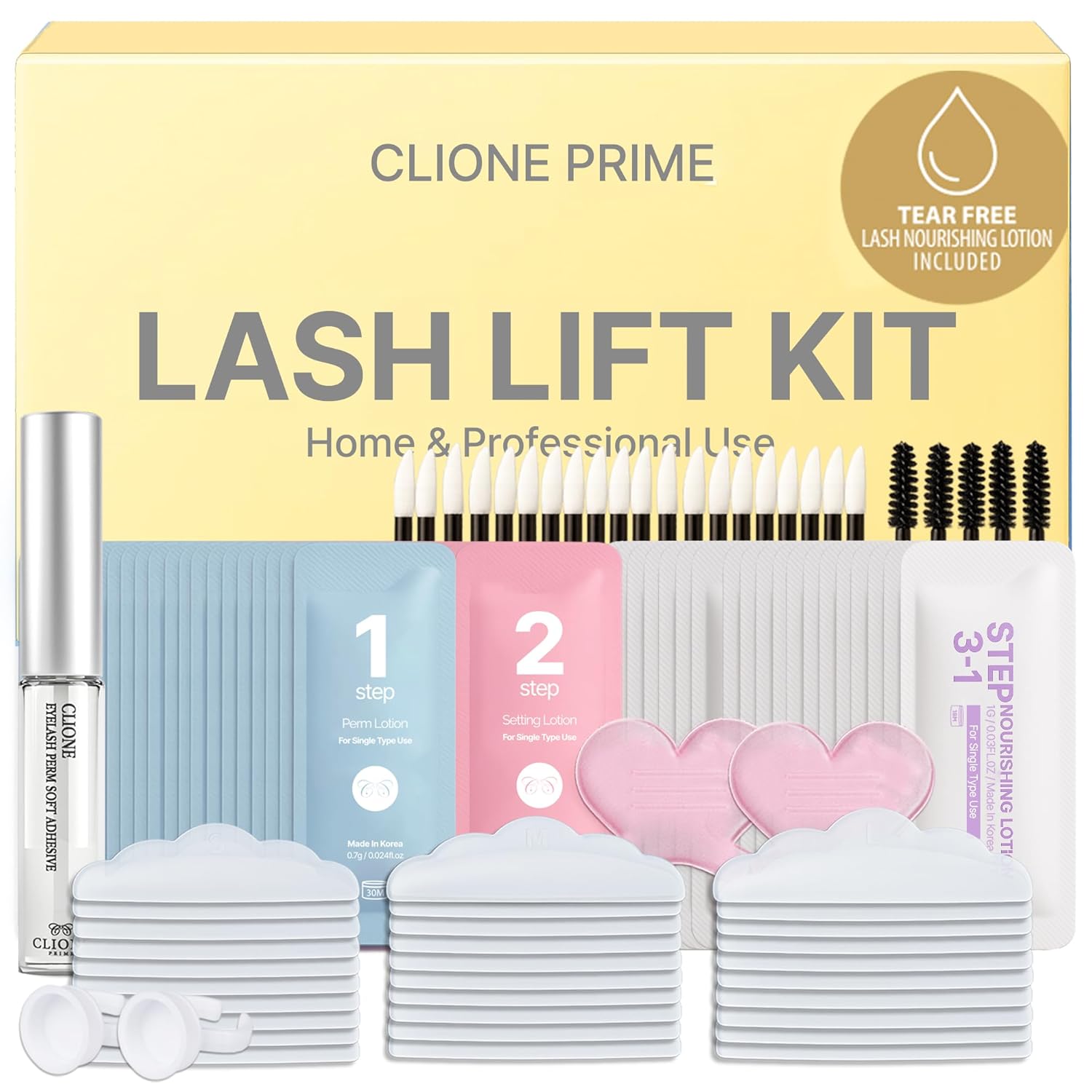 Korean Lash Lift Kit - Eye Brow Lamination Kit Eyelash Perm Kit Eyelash Lift Kit Lash Perm Eyebrow Lamination-GlimoraGlow