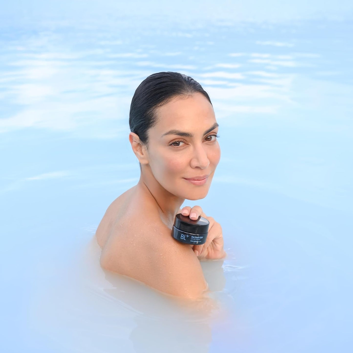 Blue Lagoon - BL+ The Cream Light Gel Moisturizer | Sustainable, Bioactive Luxury Skincare (Full Size, .5 oz | 15 ml)-GlimoraGlow