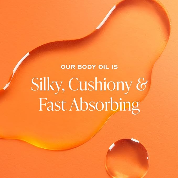 Saltair Body Oil. Luxurious Exotic Pulp After Shower and Bath Oil Moisturizer for Women. Botanical, Non-Greasy, and Well-Absorbing Lotion for Hydrating Dry Skin. 4oz Pump Bottle-GlimoraGlow