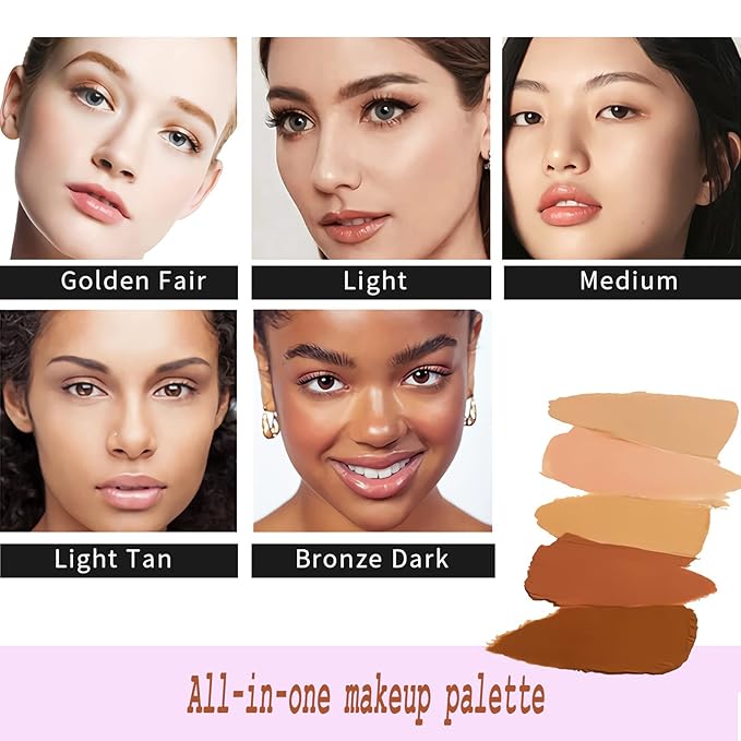 12 Color Correcting Concealer Palette, Cream Color Corrector Contour Makeup Palette，Contouring Foundation Highlighting Concealer Palette for Conceals Dark Circles, Redness, Acne, Blemish-GlimoraGlow