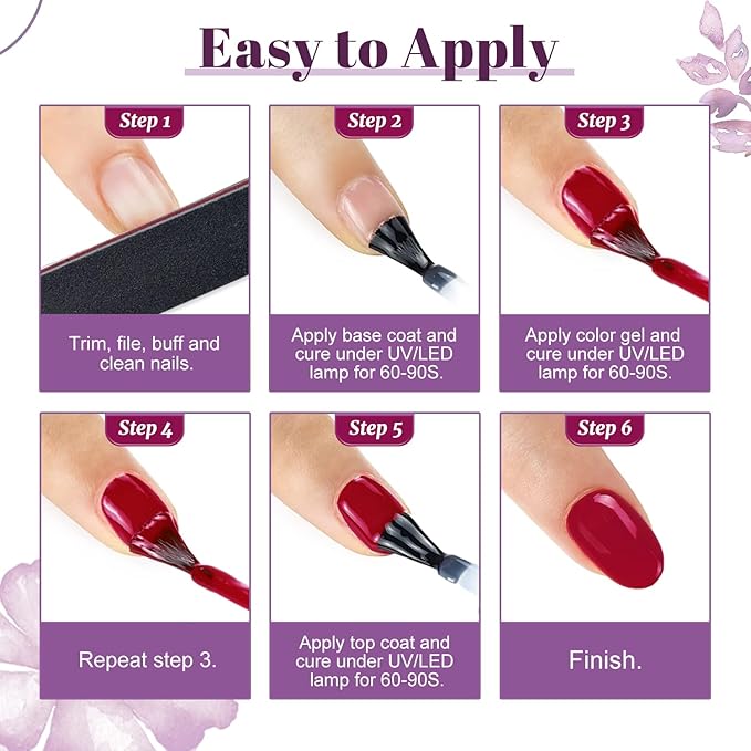 JODSONE 32+4 Pcs Gel Nail Polish Kit Soak Off Gel Polish Set Glitter Gel Nail Kit Nail Art Salon DIY at Home Manicure Kit-GlimoraGlow