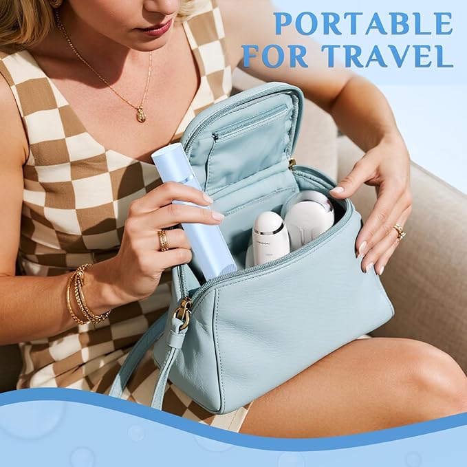 2025 New 2-in-1 Electric Bikini Trimmer for Women - Dual Head Electric Razor,Waterproof Painless Bikini Shaver, Pubic Hair Trimmer for Private Area & Body Hair, Blue-GlimoraGlow