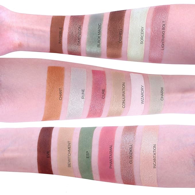 18 Colors Eyeshadow Palette With 7 pcs Soft Brushes Makeup Set High Pigmented Shimmer Matte Metallic Glitter Pink Nude Sage Green Eye Shadow Brush Make Up Kit for Women & Teen, Beginner & Pros-GlimoraGlow