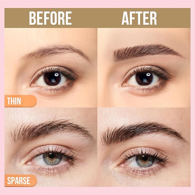 iMethod Curved Eyebrow Pen and Brow Gel Clear - Eyebrow Pencils for Women with Natural Hair Like Strokes, Eyebrow Makeup for All-Day Defined, Waterproof, Smudge-proof, Light Brown-GlimoraGlow