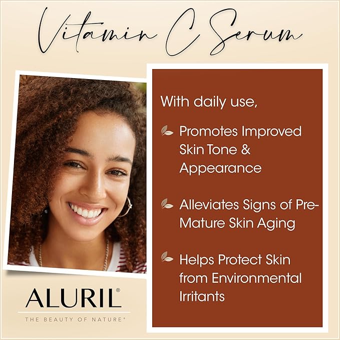 Vitamin C Serum – Hydrating Skincare Formula, Smooths Appearance of Fine Lines, Improves Skin Tone & Texture for a Fresher Look, Supports Radiant Complexion, Suitable for All Skin Types,1 fl oz-GlimoraGlow