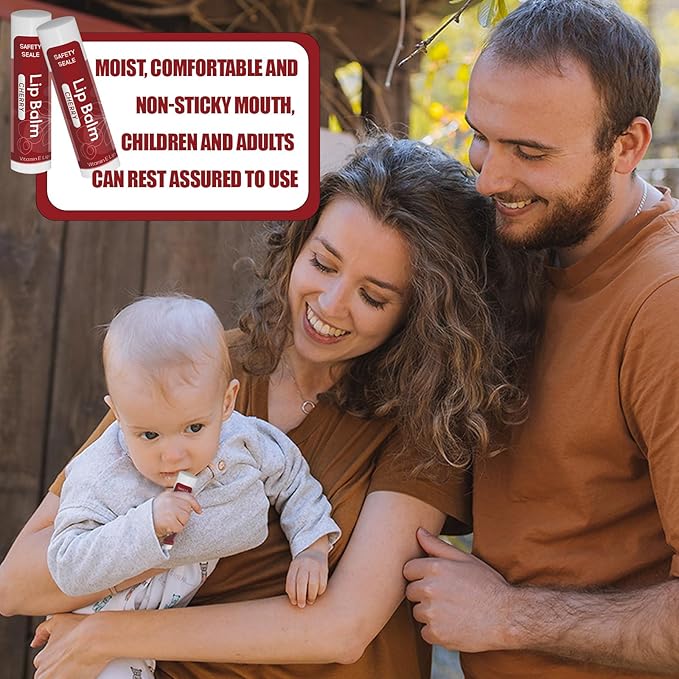 20 Pack Natural Lip Balm Bulk with Vitamin E and Coconut Oil Valentine's Day best choice - Moisturizing, Soothing, and Repairing Dry and Chapped Lips - 10 Flavors - Non-GMO-GlimoraGlow