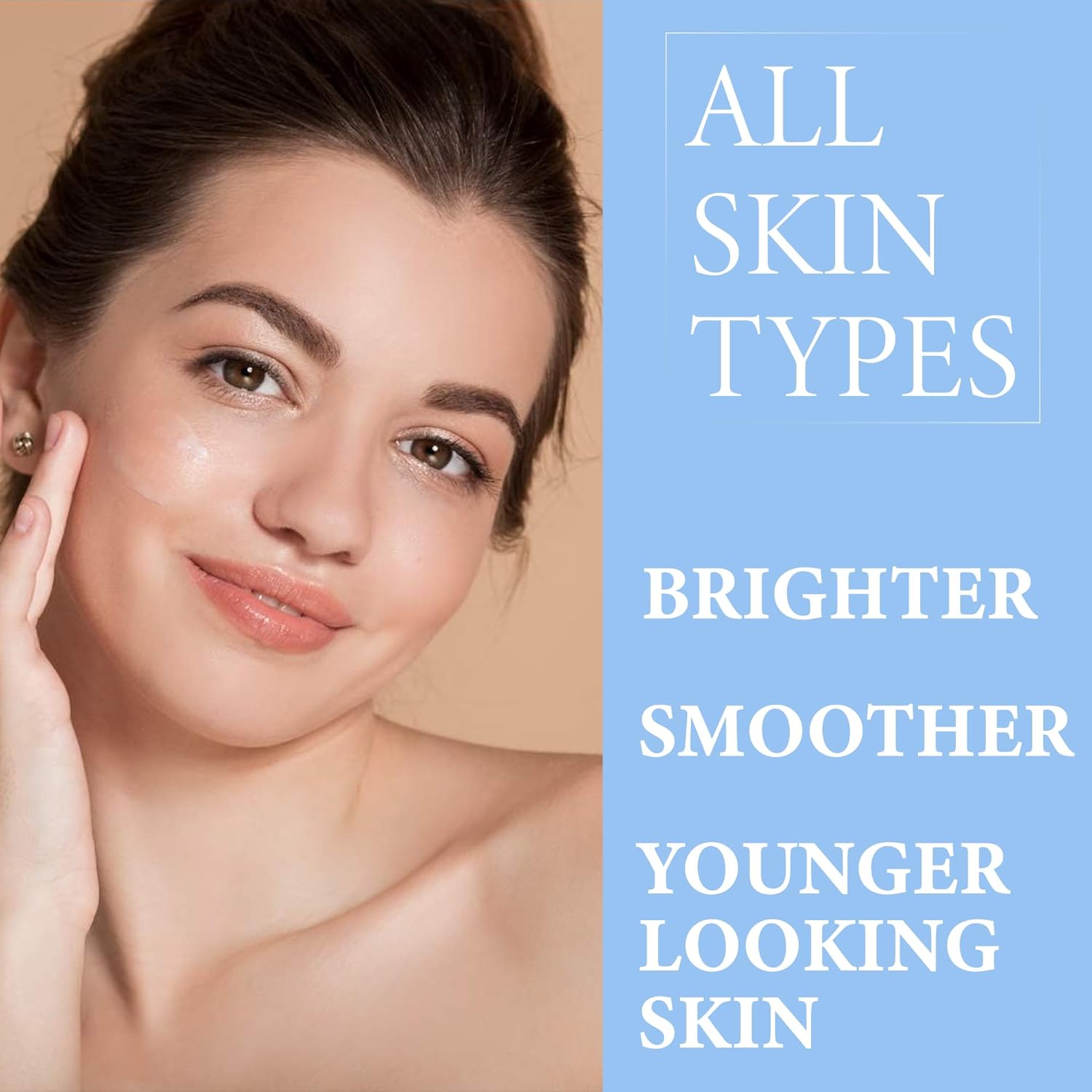 Florencia Brightening Luminous Peptide Serum - Age-Defying Face Serum with Peptides, Sodium Hyaluronate & Organic Botanicals – Helps to Reduce Wrinkles, Illuminate Complexion, 1 Oz-GlimoraGlow