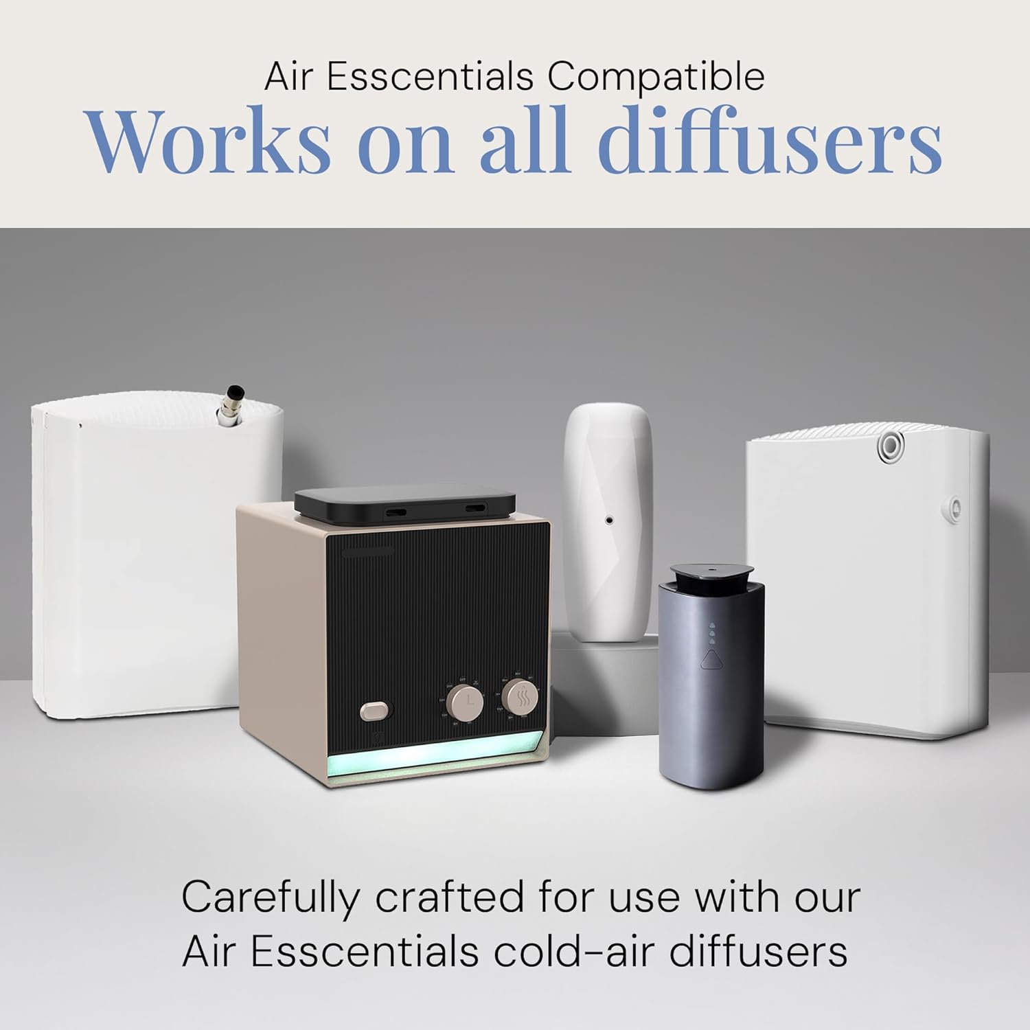 Inspiration Aroma Oil, Essential Oils Blend for Diffusers & Scent Machines, Zesty Citrus & Blooming Florals, Aromatherapy, Cold Air Diffuser Compatible, 300 mL-GlimoraGlow