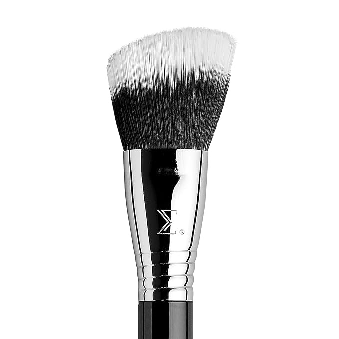 Sigma Beauty F53 Air Contour and Blush Brush – Angled Makeup Brush for Blush & Bronzer, Perfect for Sheer to Medium Coverage, Professional, Streak-Free Application (1 Brush)-GlimoraGlow
