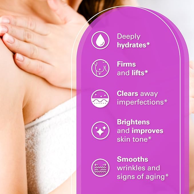 Moisturizing Breast Enhancement Cream for Women - Breast Firming and Lifting Cream with Collagen and Ceramides - Clarifying Neck and Breast Enhancer Cream for Wrinkles and Dry Skin-GlimoraGlow