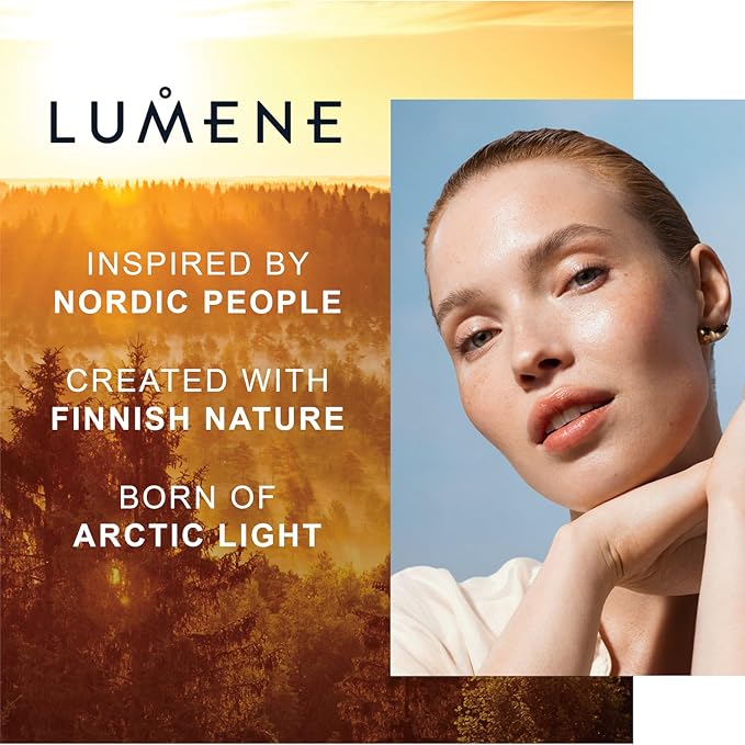 Lumene Invisible Illumination Instant Beauty Glow Serum - Sheer-Coverage Face Makeup + Brightening Serum - Infused with Nordic Algae and Vitamin E for Instant Radiance - Universal Medium (30ml)-GlimoraGlow