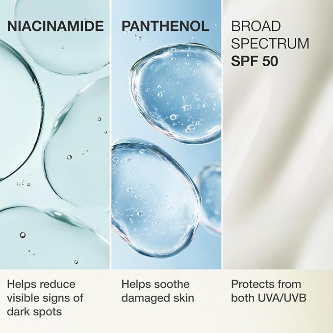 Physiogel Lightweight Moisture Korean Sunscreen, Broad Spectrum SPF 50+, Water Resistant & Safe for Sensitve Skin, Reef Friendly, Paraben-Free, Dermatologically Tested, Korean Skin Care.-GlimoraGlow