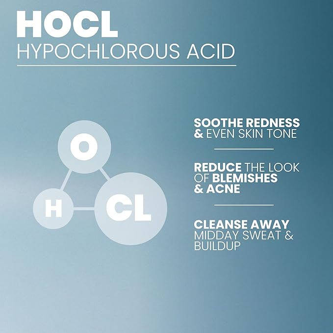 Hypochlorous Acid Spray for Face, Skin, and Body – 0.018% HOCl Facial Mist Toner, Hydrating Cleanser for Acne, Eczema, Rosacea, Eyelids, Pets, Workout, Baby, Back, Redness, Sensitive Care Spray-GlimoraGlow