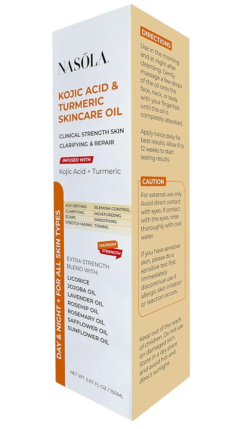 Kojic Acid Turmeric Skincare Bio Pure Oil-GlimoraGlow