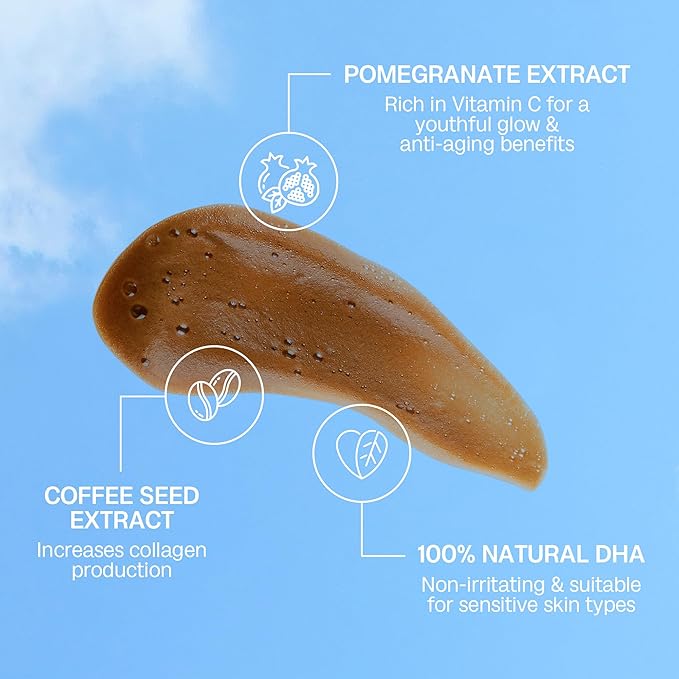 Bali Body Self Tanner Mousse Dark – Sunless Tanning Foam for Body | Natural, Streak-Free, Fake Tan | Vegan, Cruelty-Free, Organic Self Tan Mousse for All Skin Types (100ml/3.4 fl oz)-GlimoraGlow