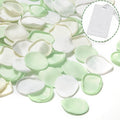 TINGE TIME 400pcs Silk Flower Petals for Wedding, Rose Petals for Decoration, Fake Flower Petals for Bridal Showers, Flower Girl Petals for Anniversaries and Parties (Mint Green)