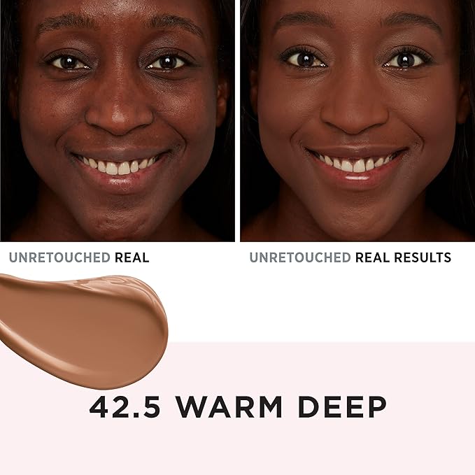 IT Cosmetics Makeup Set - Includes Supersize Bye Bye Under Eye Concealer (42.5 Deep) + Heavenly Luxe Complexion Perfection Concealer Brush (1 fl oz) - with Collagen, Hyaluronic Acid & Antioxidants-GlimoraGlow