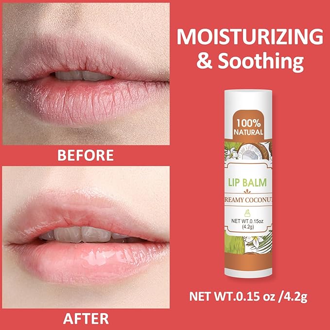 16 Pack Lip Balm, 100% Natural Lip Balm Bulk with Vitamin E and Coconut Oil, Moisturizing Lip Balm for Dry Lips - 16 Flavors-GlimoraGlow