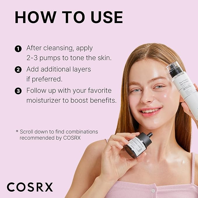 COSRX 6X Peptide Collagen Booster Toner Serum 150mL/5.07 Fl.Oz, Skin Renewal Boosting Facial Essence, Niacinamide & Hyaluronic Acid for All Skin Types, Korean Skincare, Paraben Free-GlimoraGlow