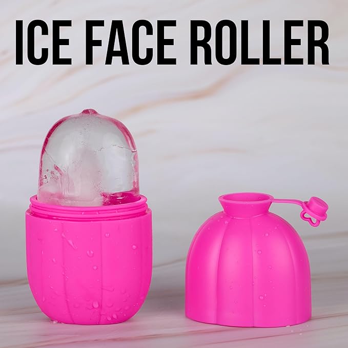 Ice Face Roller - 1pc Ice Roller for Face, Ice Facial Tools, Face Depuffer | Skincare Beauty Tools + Accessories-GlimoraGlow