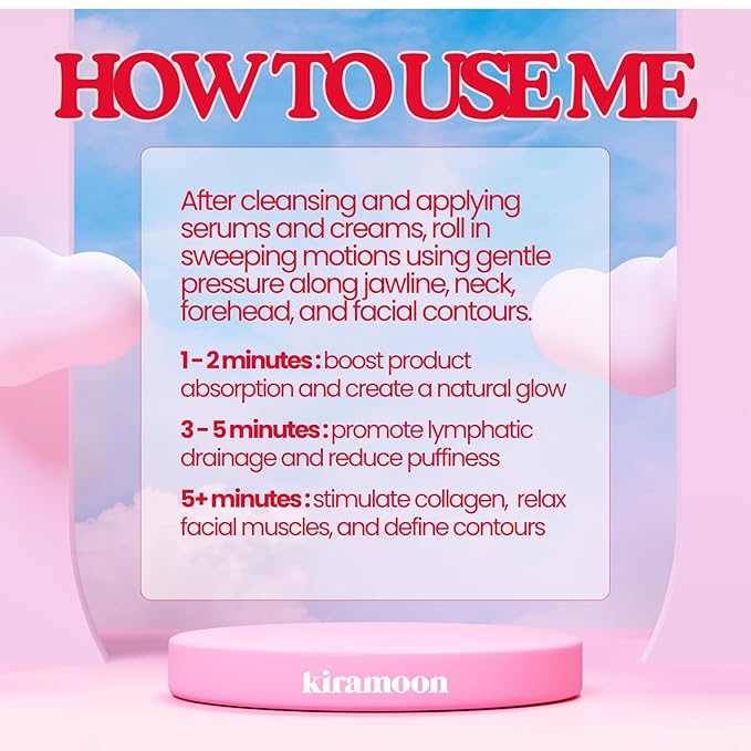 Reset Roller to Boost Skincare Absorption, Reduce Puffiness, Relax Jaw Muscles, and Promote Collagen. Anti-Aging and Relaxing Silicone, Gifts for Her-GlimoraGlow