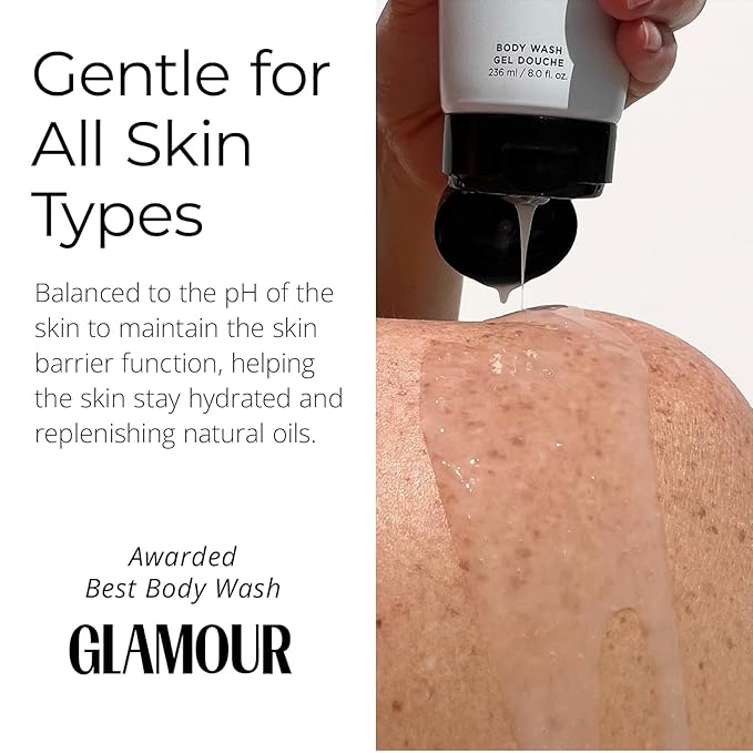 Doctor Rogers Hydrating Body Wash, Moisturizing Shower Cleanser, Dermatologist-Created Bath Soap For Women & Men, Cleanses & Repairs the Skin Barrier, Paraben & Sulfate-Free, 236 ml / 8 fl oz-GlimoraGlow