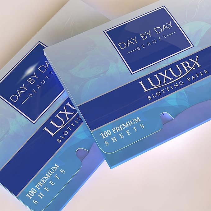 Makeup Blotting Papers 200 Oil Absorbing Paper Sheets for Face (2 Handy Packs of 100) — Face Oil Remover — Oil Blotting Sheets for Face-GlimoraGlow